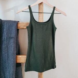 Old Navy Olive Green Tank Top (Size XS)